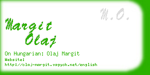 margit olaj business card